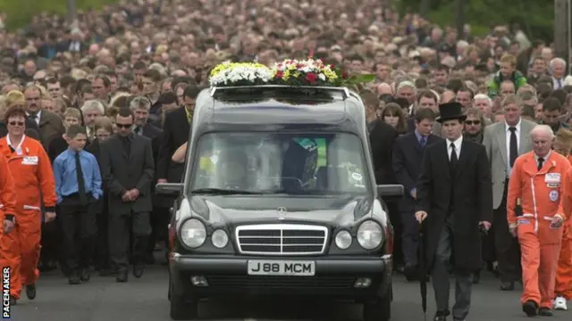 Joey Dunlop's funeral