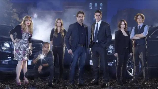 أعضاء مسلسل "عقول إجرامية" في شهر أغسطس/آب 2014
