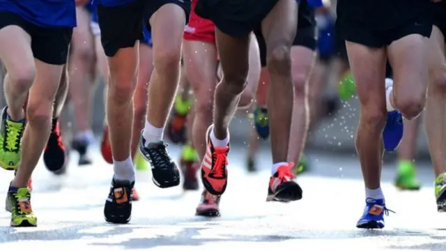 Bamwe mu birutse muri London Marathon