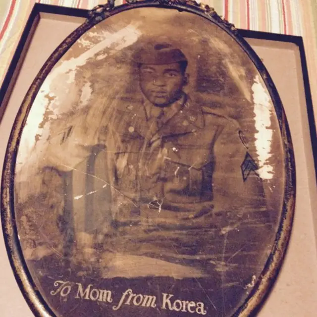 Foto del padre de Gail Embery.