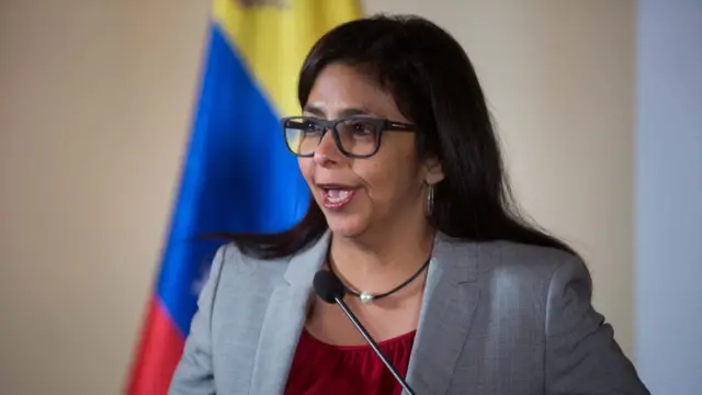Delcy Rodríguez, canciller de Venezuela