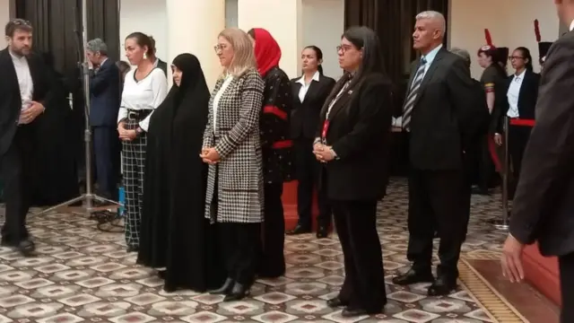 در این سفر جمیله علم الهدی همسر ابراهیم رئیسی نیز او را همراهی می‌کند