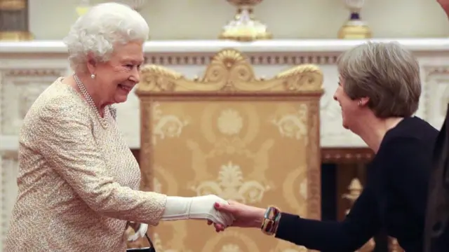 The Queen and Theresa May