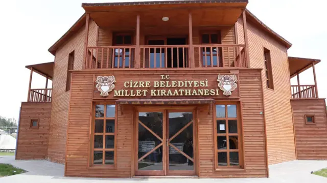 Cizre'de Millet kıraathanesi