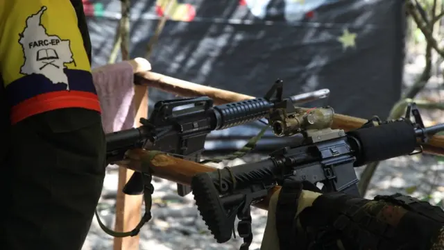 Armas de las FARC.