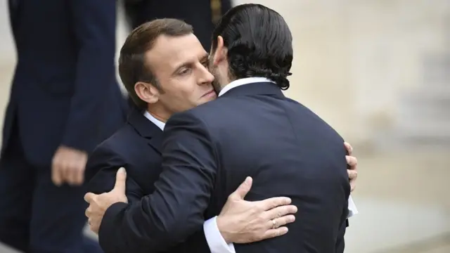 ماكرون والحريري