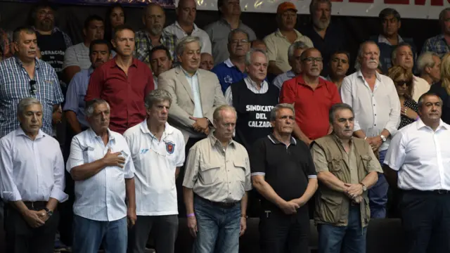 Sindicalistas argentinos