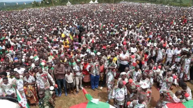 Nkurunziza aliamini ''Mungu ameiepusha Burundi na virusi vya corona'' na kuamua kuruhusu mikutano ya kampeni za uchaguzi mkuu kama huu ifanyike licha ya kuwepo kwa janga la Covid-19