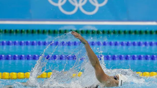 Katinka Hosszu en la final de los 400 metros combinados de Río 2016.
