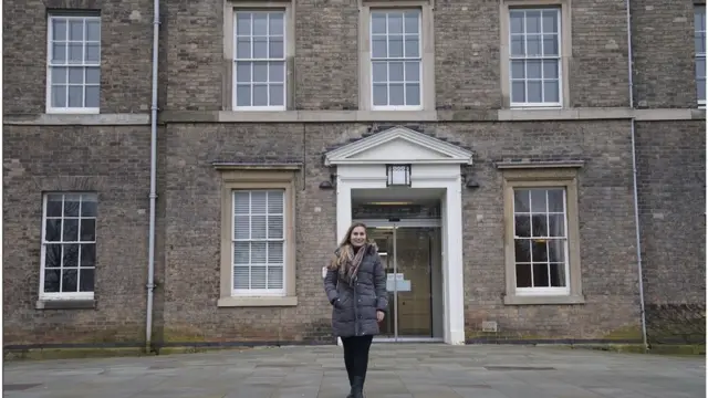 Nataša Stojsavljević na Univerzitetu Lester, 2020.