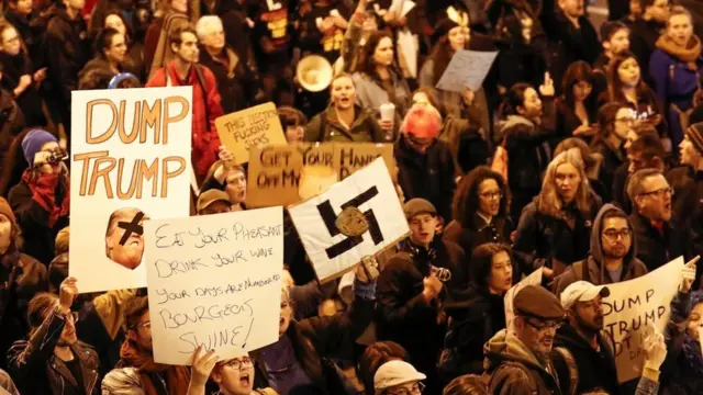 Trump protesto