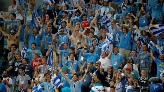 Aficionados uruguayos