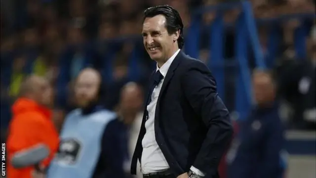 Unai Emery yahora ari umumenyereza wa Paris St Germain (PSG) yashikanye ku ntsinzi y'igikombe ca Ligue 1