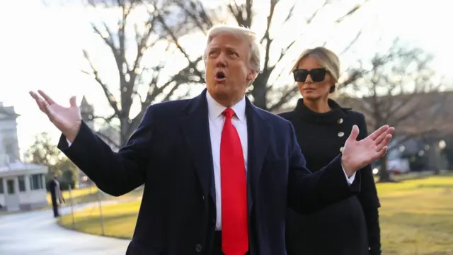 Дональд и Мелания Трамп