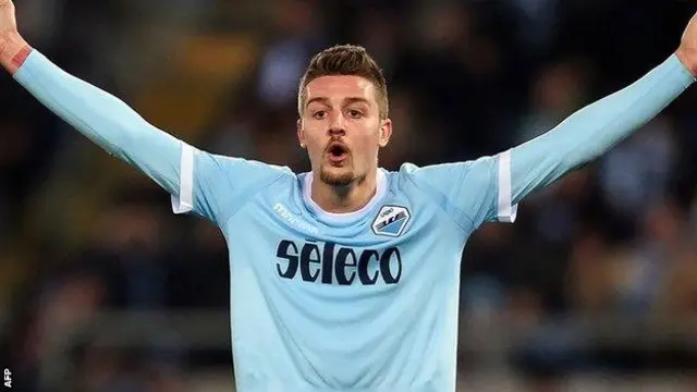 Kiungo wa Lazio Sergej Milinkovic-Savic