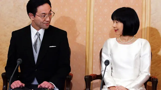 Принцесса Саяко с мужем