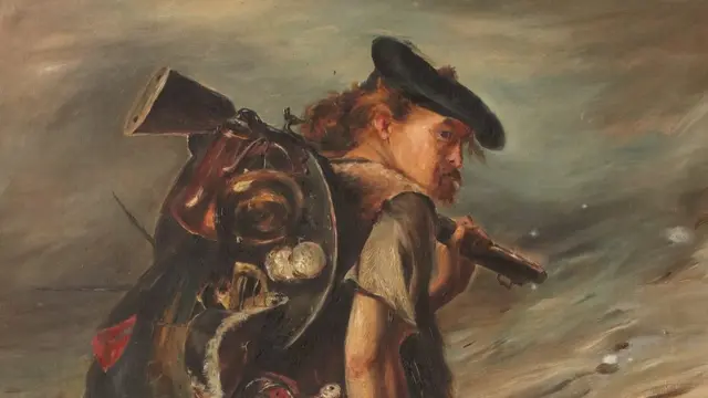 Фрагмент картины Джона Петти по роману Вальтера Скотта