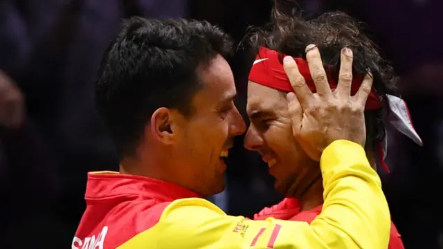 Roberto Bautista Agut y Rafael Nadal