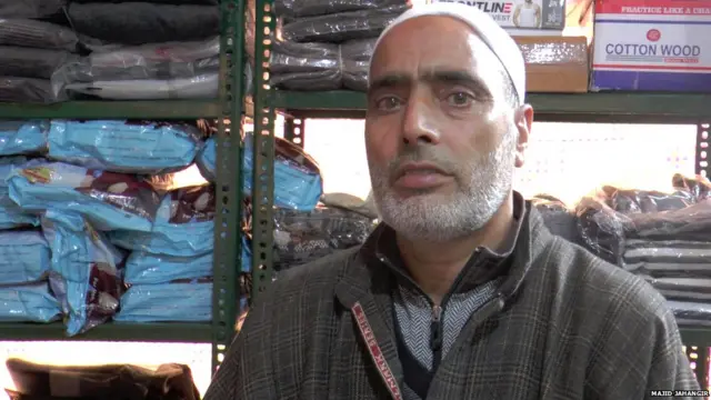Mohammad Shafi, a Kashmiri shopkeeper
