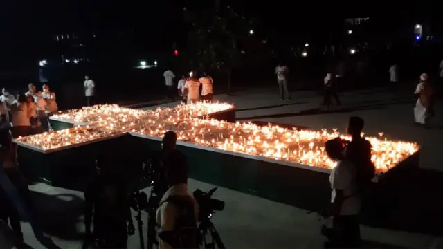 Prophet TB Joshua burial candlelight procession