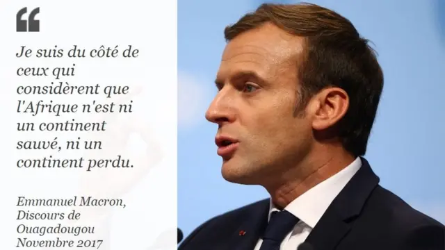 Dans son discours à l'université de Ouagadougou, M. Macron a appelé à une "relation nouvelle" avec l'Afrique.