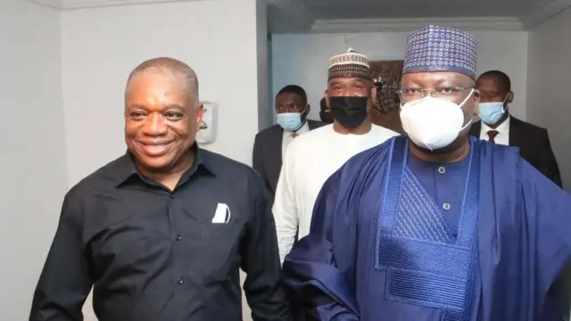 Orji Kalu na Ahmed Lawan