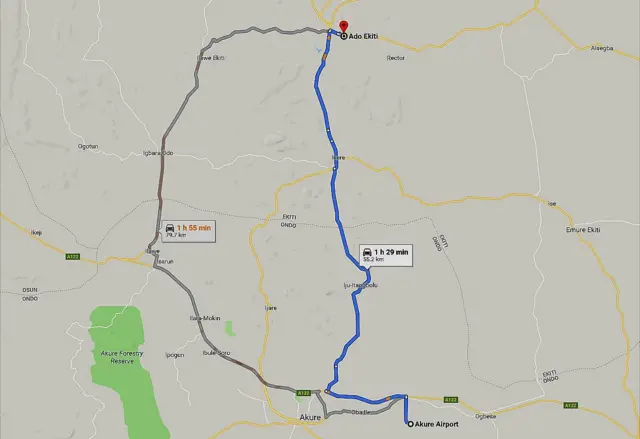 Irinajo Akure si Ado