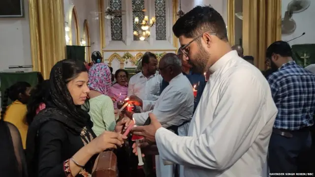 ਇਸਾਈ ਭਾਈਚਾਰੇ ਦਾ ਮੁਜ਼ਾਹਰਾ