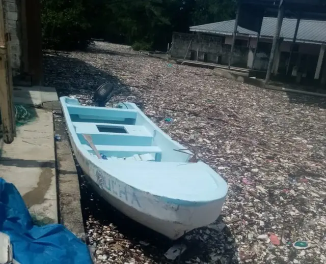 basura entre Honduras y Guatemala