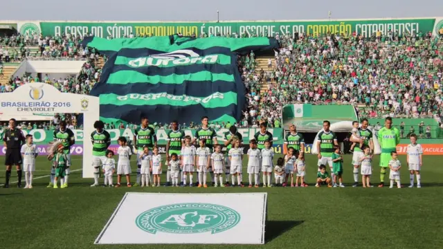 A equipe da Chapecoense antescomo sacar na novibetum jogo