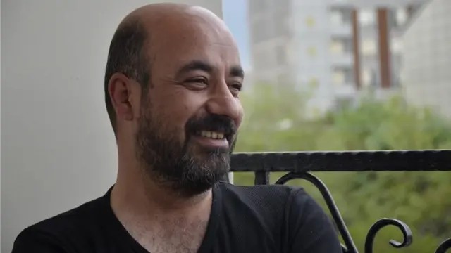 Van'da tiyatro alanında çalışmalar yürüten Fatih Taşdemir.