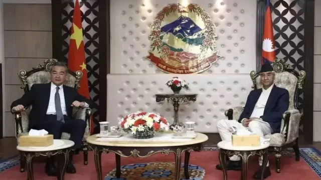 चिनियाँ विदेशमन्त्री वाङ यी केही समय पहिले नेपालको भ्रमणमा आएका थिए