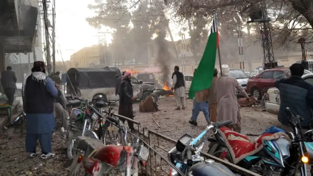 পাকিস্তানের কোয়েটায় বিধ্বংসী জঙ্গী হামলা। ফেব্রুয়ারি, ২০২০