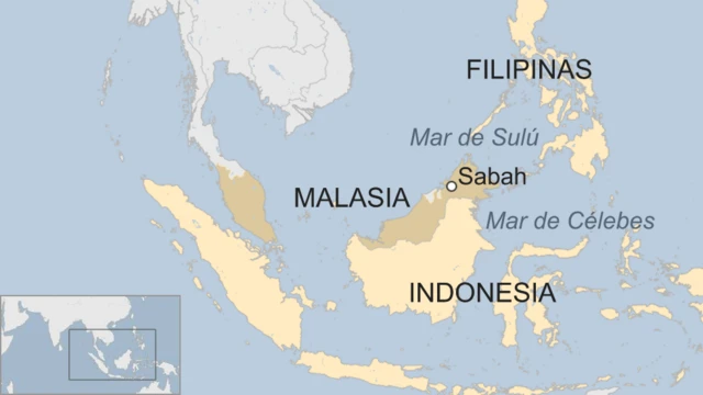Mapa del Sureste Asiático