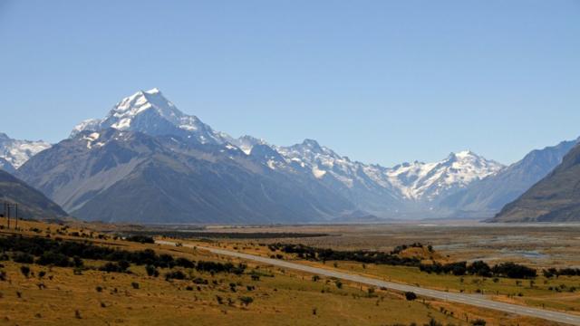 新西兰的库克峰