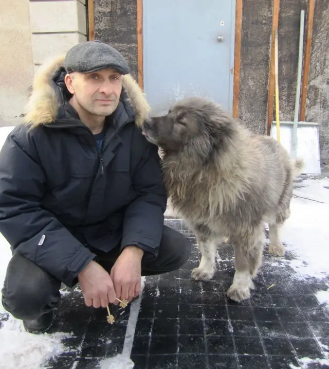 Овчарка и хозяин