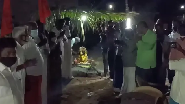 திருச்செங்கோடு தேவாலயத்தில் பிள்ளையார் சிலை