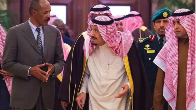 ፕረዚደንት ኢሳይያስ ኣፍወርቂ (ጸጋም) ምስ ንጉስ ስዑዲ ዓረብ