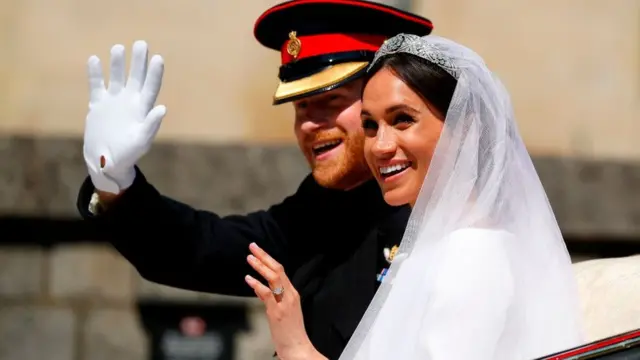 El príncipe Harry y Meghan Markle.