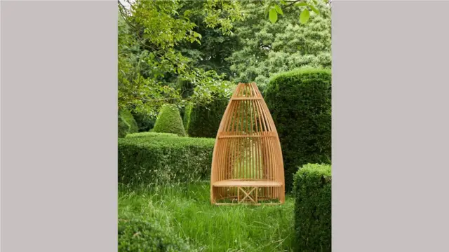 TNA's pale-wood Au garden seat is by Japanese designer Tomoko Azumi (Credit: Petr Krejci)