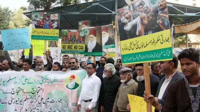 کراچی، علی گڑھ، انڈیا، شہریت کا متنازع قانون