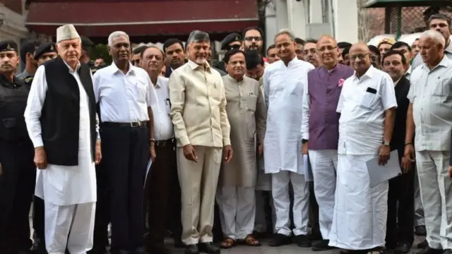 వివిధ పార్టీల నేతలతో చంద్రబాబు