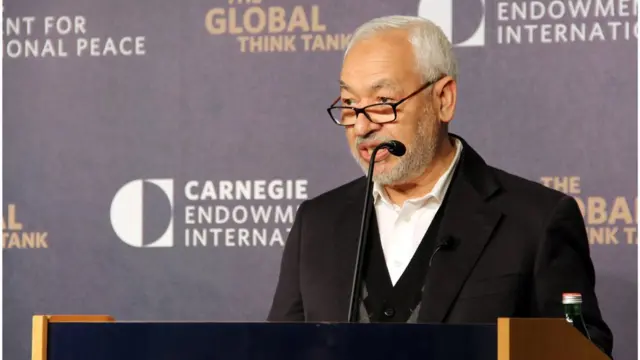 فبراير/شباط 2014 - الغنوشي يلقي كلمة في معهد كارنيغي