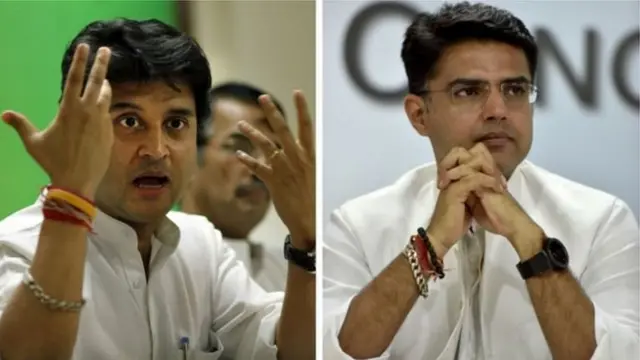 ज्योतिरादित्य शिंदे आणि सचिन पायलट