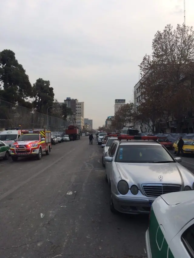 آمبولانس‌های حمل جسد در محل