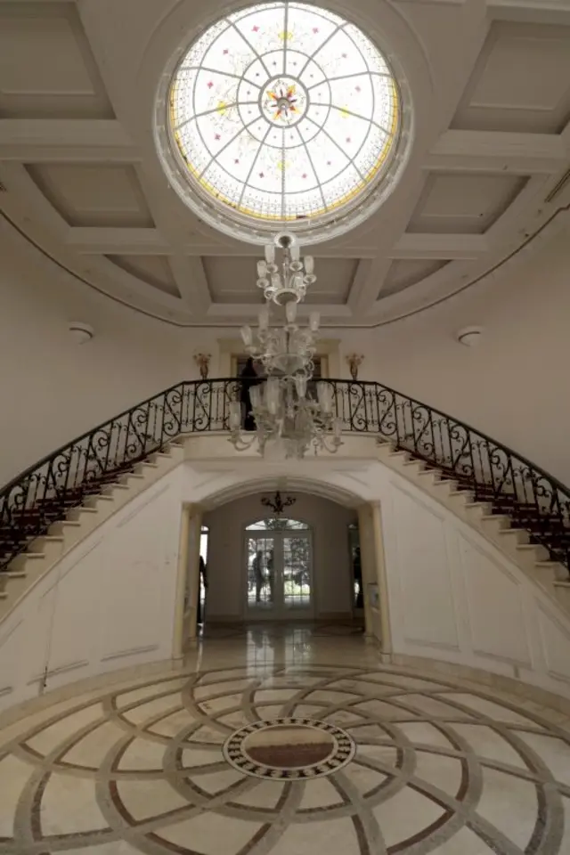 Vista de las escaleras