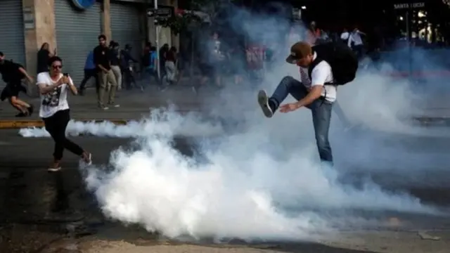 चिली में प्रदर्शन