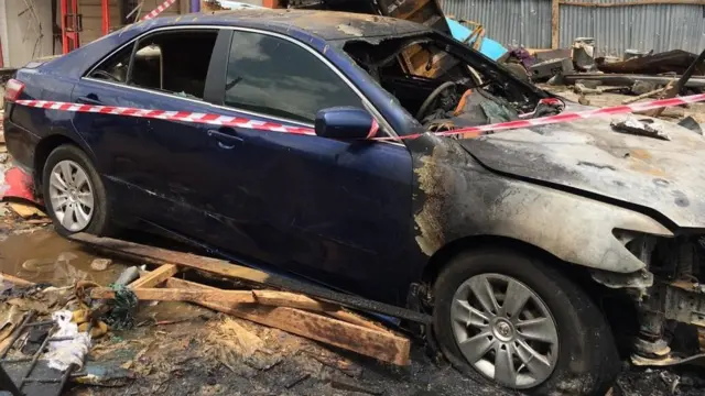 Gas explosion in Ajao Estate Lagos