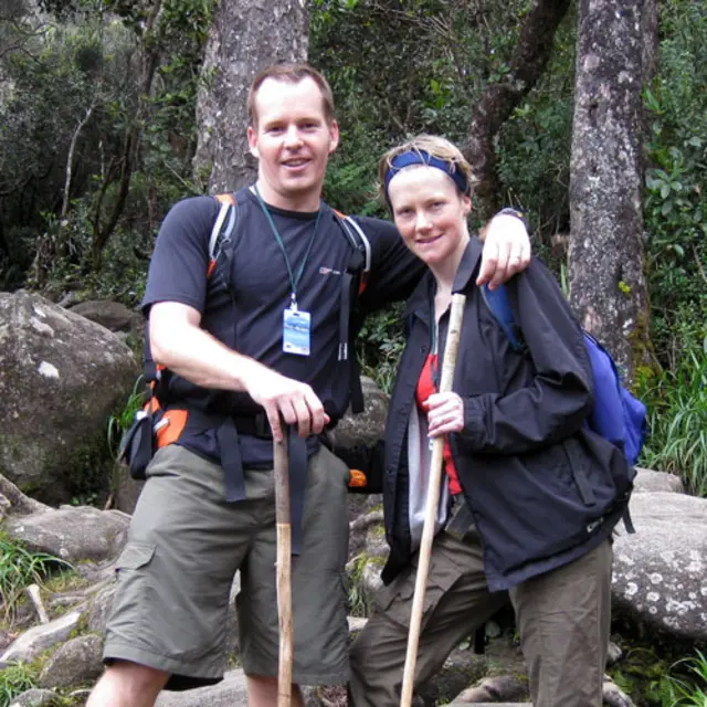 Stephen y Catherine McGown en unas vacaciones (Foto: Stephen McGown)