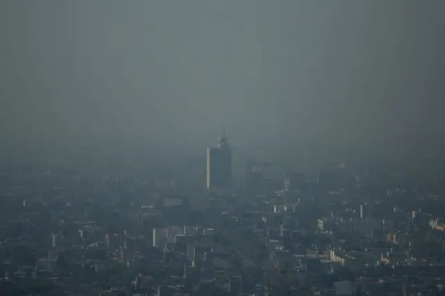 Contaminación en Ciudad de México.